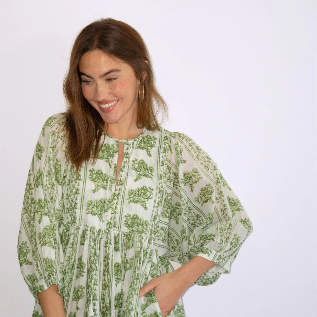 "Feel Good" Baumwollkleid "Green Maiden"