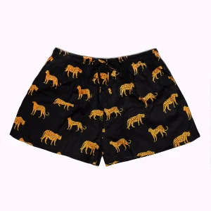 "Feel Good" KIKOONI Shorts "black leopard"